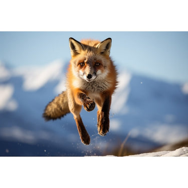 Fox Painting Print
